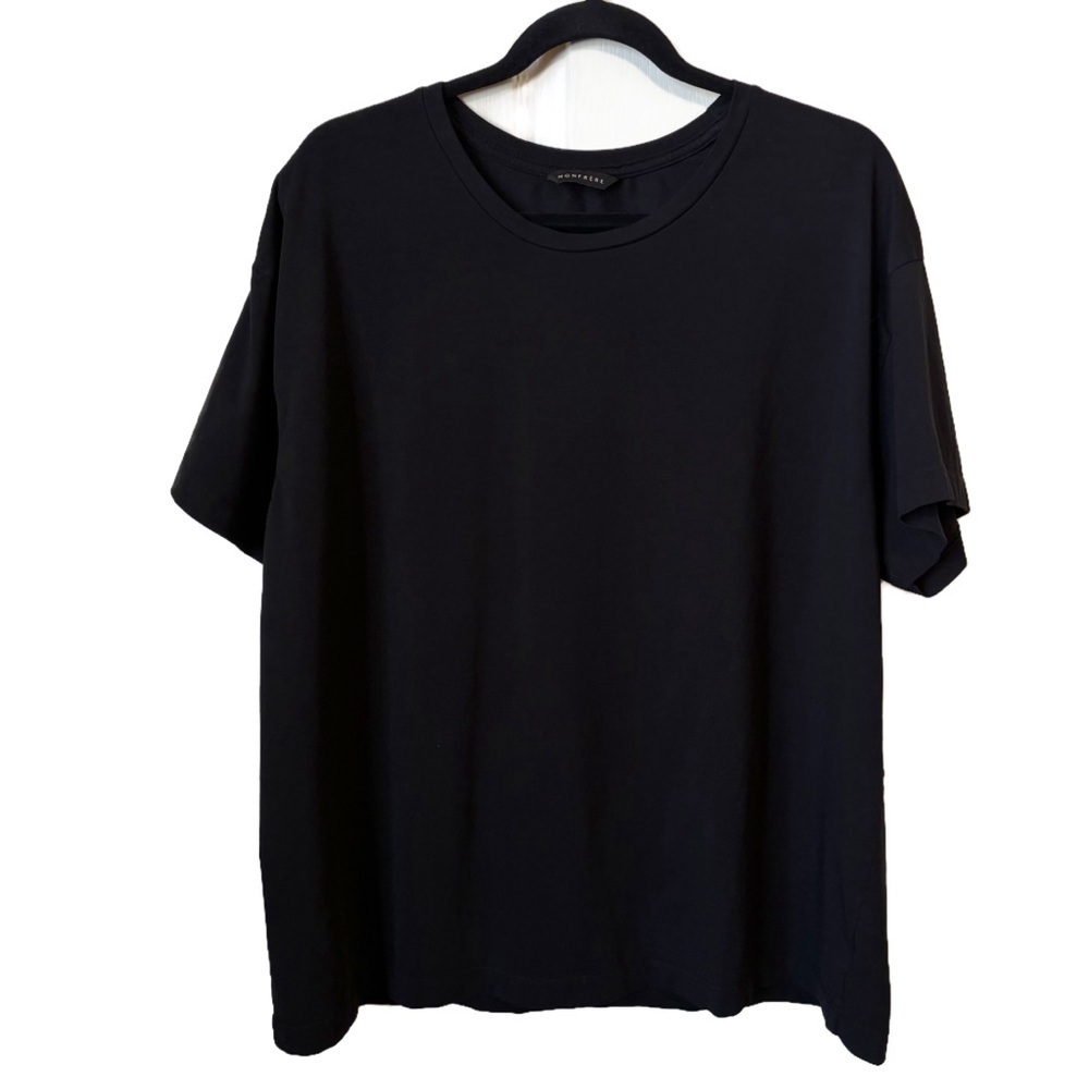 Monfrère Boxy T Men's T-Shirt Viscose Blend Black
